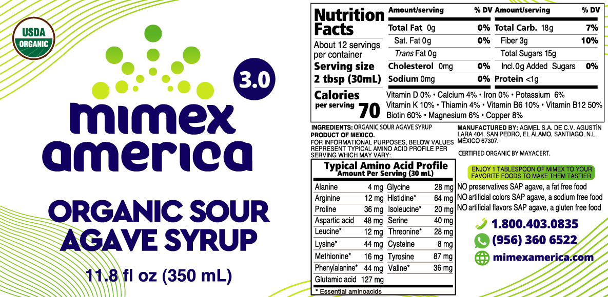 MIMEX maguey, agave, vitaminas, 1 botella