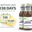 Mimex America | 3 Bottles | Single-Ingredient Agave Food for Daily Nutrition