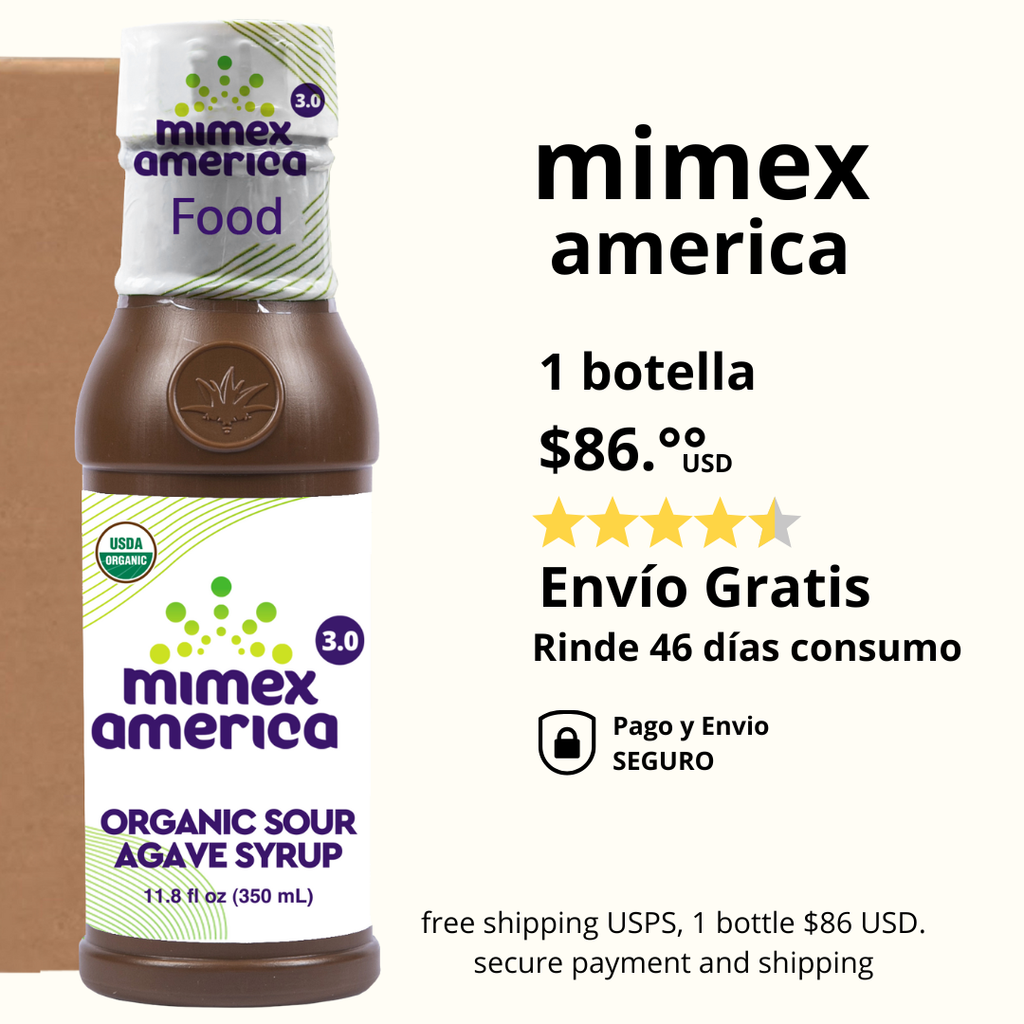 MIMEX maguey, agave, vitaminas, 1 botella