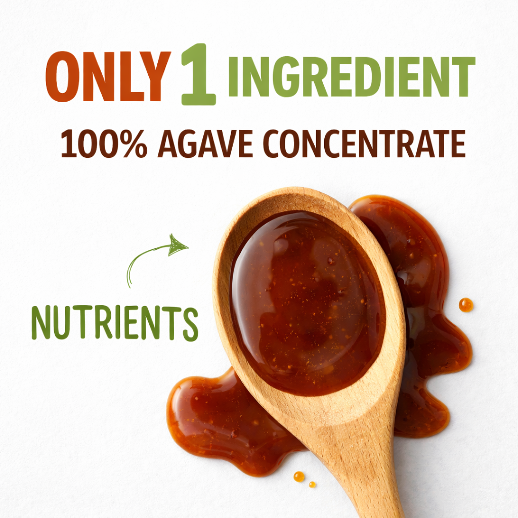 Mimex America | 3 Bottles | Single-Ingredient Agave Food for Daily Nutrition